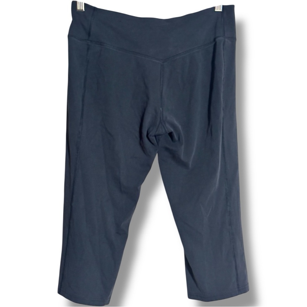 Nike Black Dri Fit Wide-Leg Capri Yoga Workout Pants - Picture 7 of 11